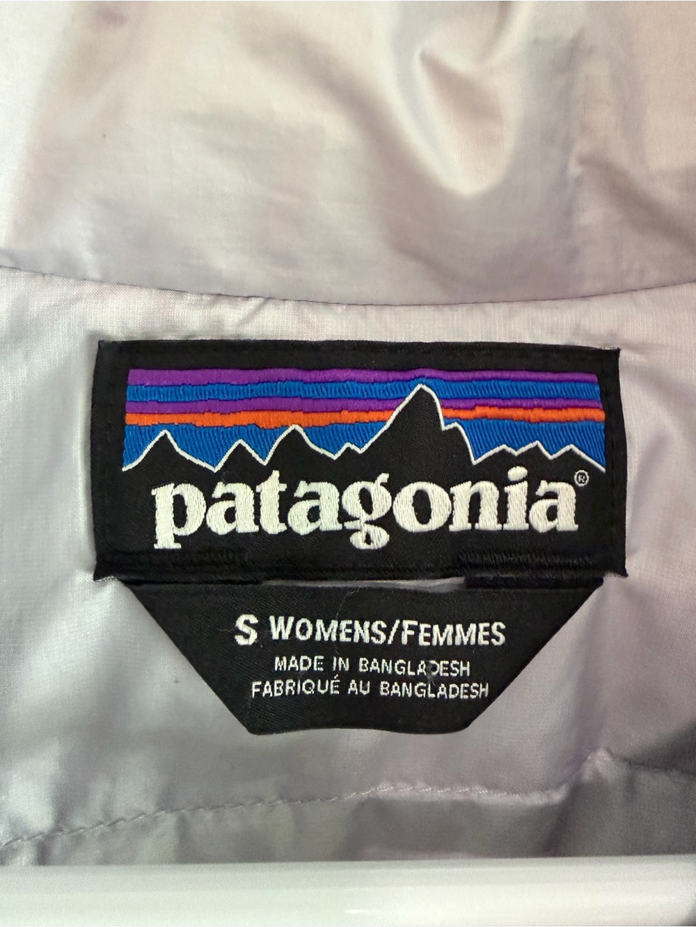 Patagonia goose down sweater pura purple size small - Picture 3 of 5